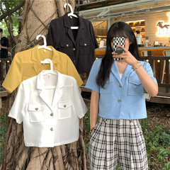 Real shot! Real price! Korean summer customized short casual suit jacket