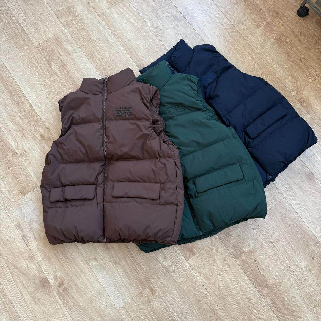 三色刺绣款日潮90鸭绒羽绒马甲