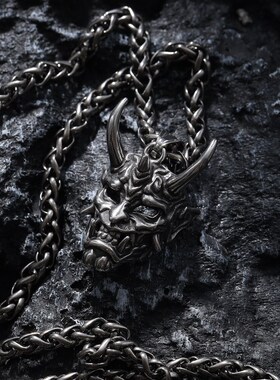 日韩新款男士哈吊坠不掉色项链