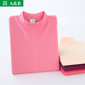 女士半高领保暖内衣套装 棉毛衫 基础纯棉秋衣秋裤 AB内衣秋冬薄款