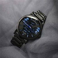 Armani, швейцарские часы, матовый стальной ремешок, механические механические часы, Гонконг