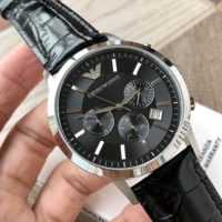 Armani, ремень, универсальные черные часы, мужской циферблат, Гонконг