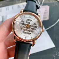 Armani, ремень, золотые золотые часы, мужской циферблат, механические механические часы, Гонконг, розовое золото
