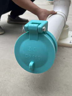 玻璃钢拍门复合材料拍门波纹管阀门300FRP铸铁拍门