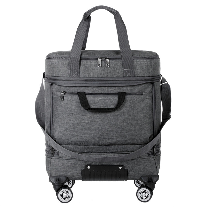 大容量单肩防水手提行李袋出差旅行箱包男女待产滑轮可折叠收纳袋 - 星烁诚品出品