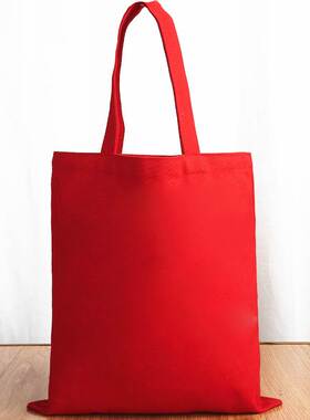 红色喜庆帆布袋喜袋糖果棉布袋福袋单肩包手提环保帆布袋子可定制