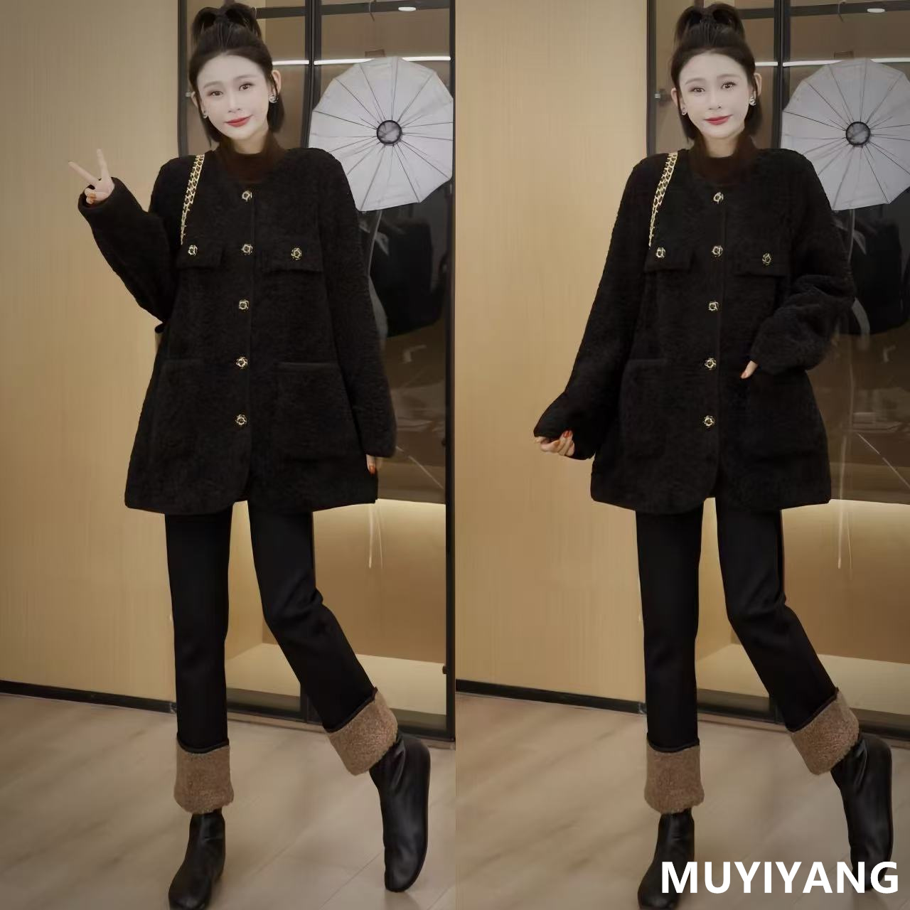 无品牌休闲风2025年冬季羊毛