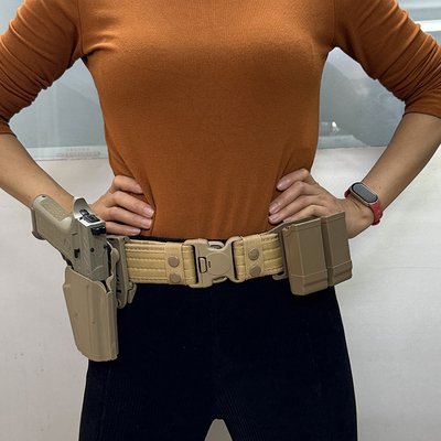 P320黑骑DK05快拔腰带套装通用DK06电手弹夹套竞技KI M18 VP9枪套