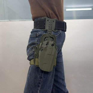 下沉绑腿战术快拔套G17 G18C P320 DX2011 C2 TTI OY火鹤G34枪套