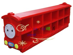 儿童鞋架 幼儿园鞋柜书架 玩具架 塑料鞋架 托马斯鞋柜 塑料鞋柜