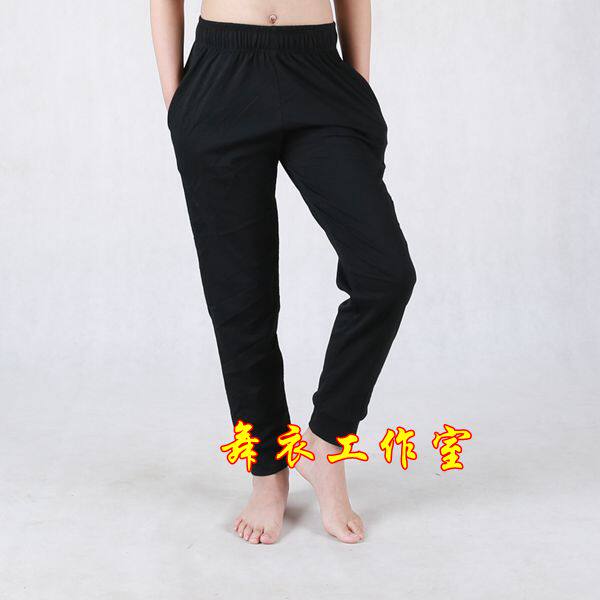 包邮儿童舞蹈萝卜裤体操服女童哈伦裤春夏练功裤莱卡棉舞蹈裤长裤