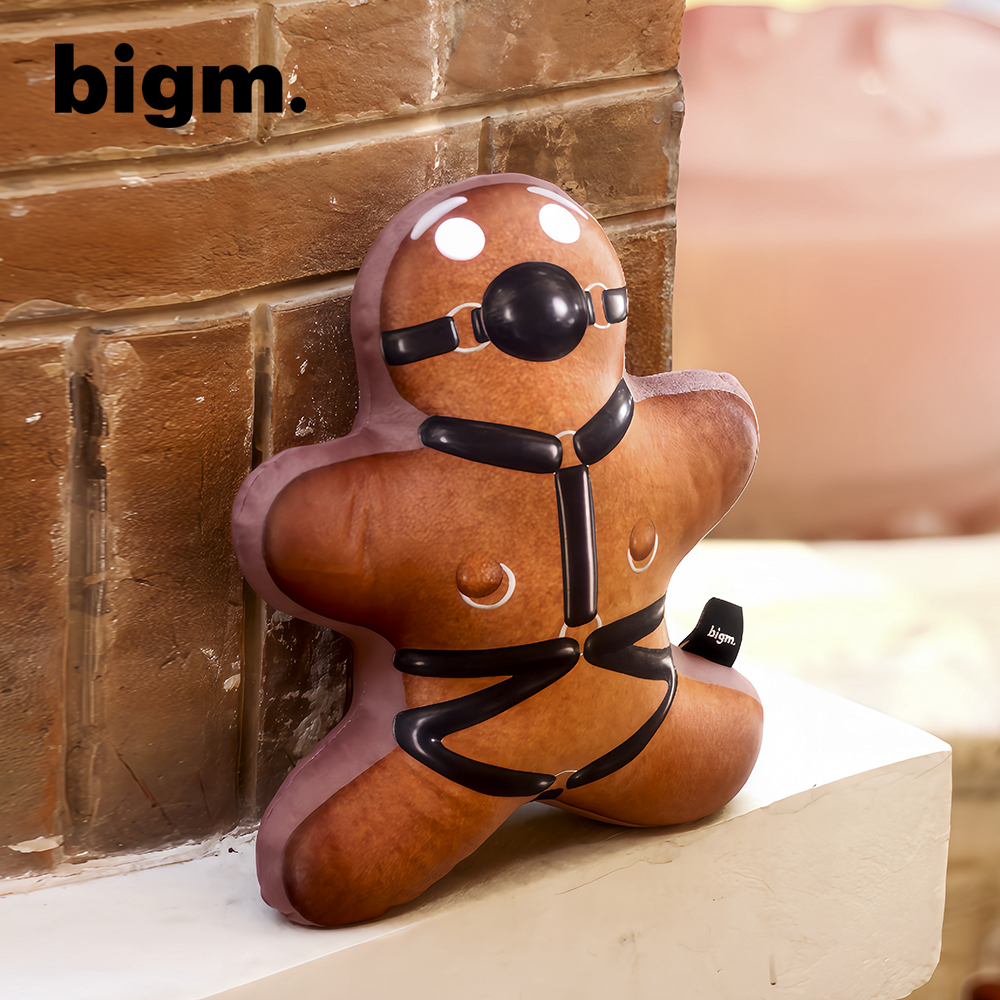 bigm圣诞捆绑情侣姜饼人小众公仔玩偶包挂女友情人节生日礼物搞怪