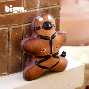 bigm圣诞捆绑姜饼人小众潮玩偶包挂女友情侣人节生日交换礼物恶搞