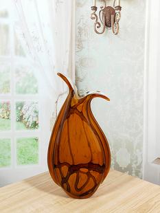 现代Style花瓶摆件琉璃工艺品产地淄博卧室床头厅居家简约台面摆设