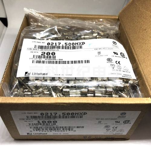 美国力特快熔保险丝管0217.500MXP 5*20MM 500MA 0.5A 200个