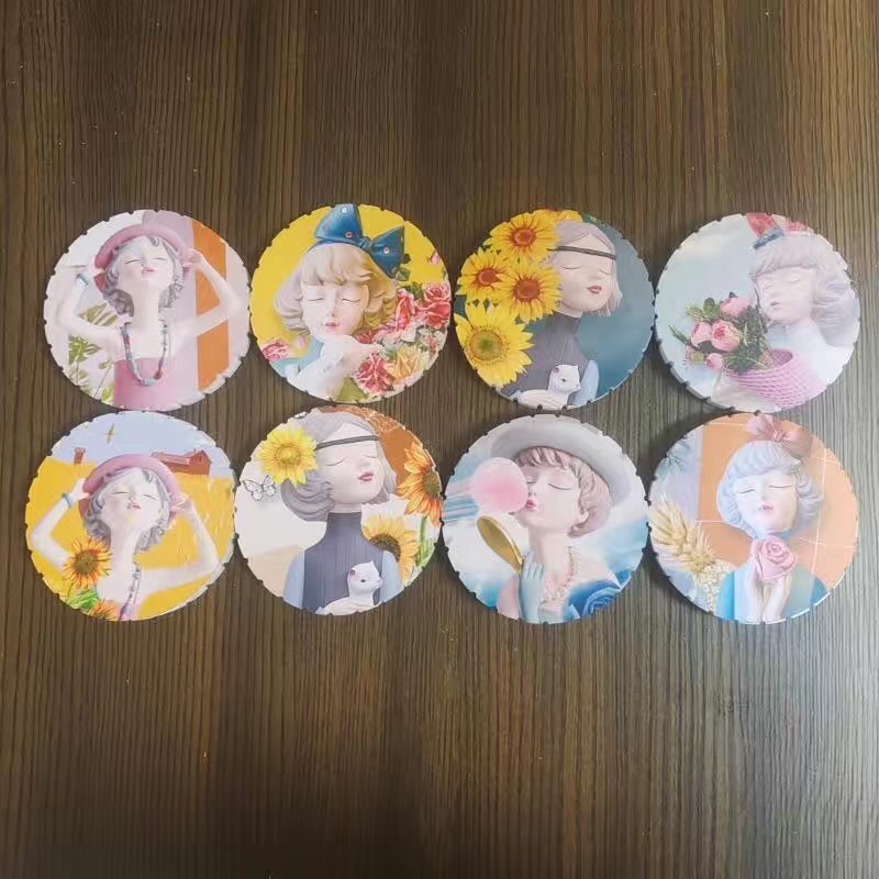 拍三送一 印花雪弗板高密底板10厘米手工编织套板有槽DIY手编麻绳