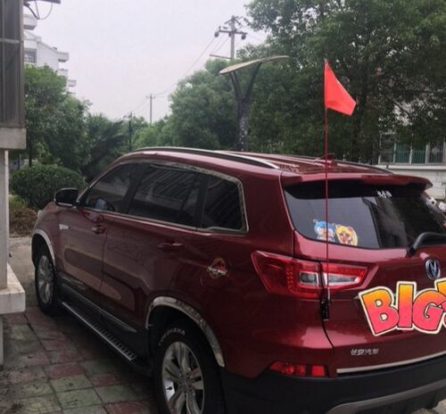 车载装饰天线夹边旗杆子改装