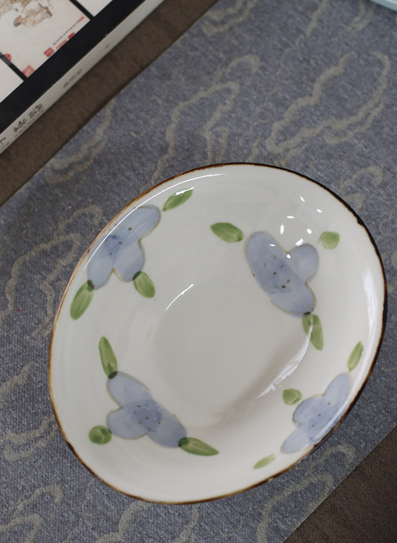 外贸出口手工手绘陶瓷餐具 日式碟 凉菜碟 调味碟 沙拉碗 250葡萄,餐饮具,碟,淘宝优惠券,粉丝福利购,淘宝优惠卷