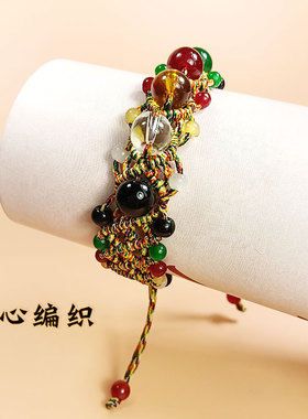 端午节红绳手链韩版男女手串手环生日礼物手工编织本命年红绳子