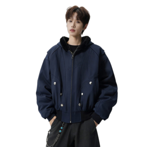 25冬美式复古座山雕潮牌保暖加绒加厚连毛厚外套705-M3707-TP108，男装棉衣，星座705