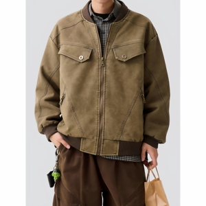 26春潮牌哈林顿夹克高街男女cleanfit拼接机车风705-JK5895-特P55图片