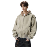 25冬美式复古座山雕潮牌保暖加绒加厚连毛厚外套705-M3707-TP108，男装棉衣，星座705