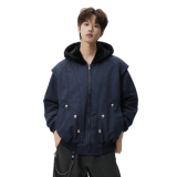 25冬美式复古座山雕潮牌保暖加绒加厚连毛厚外套705-M3707-TP108，男装棉衣，星座705