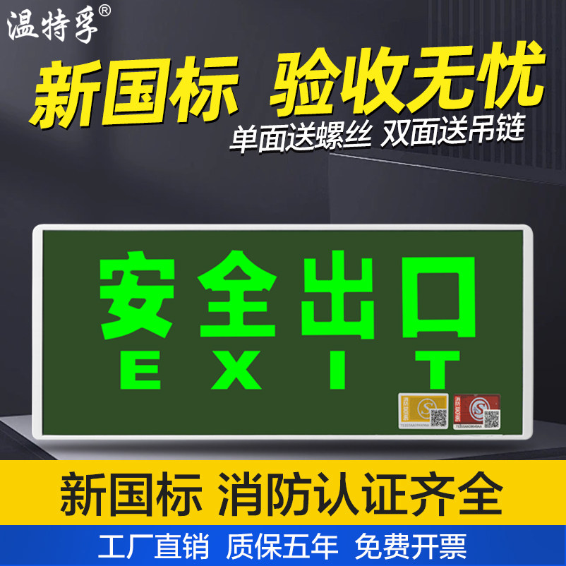 智能IC控制新国标安全出口指示灯图片