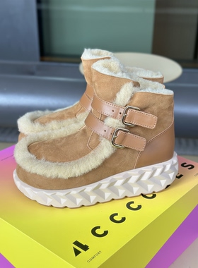 4CCCCEES JABARA MONTI 厚底羊毛雪地靴