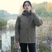 昂垦户外战术棉服男冬季 石墨烯锁温保暖外套防风耐磨多口袋棉衣