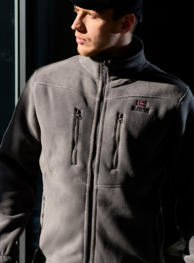 户外冬季季Nuowei抓绒衣男士加绒保暖加厚冲锋衣登山徒步战术夹克