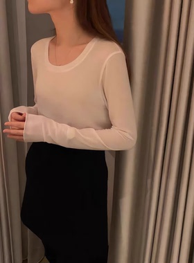 陆续！OUNCE高腰A字半身裙25冬季韩国气质纯色保暖显瘦羊绒短裙女