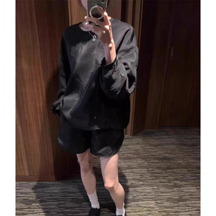 设计师款 套装 韩国2026春纯色简约OL长袖 高腰显瘦短裤 女 衬衫 秒发