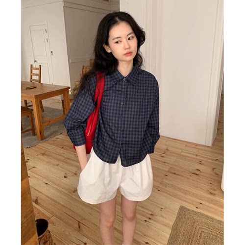 现货！baby酱同款短裤2026夏季新款韩国复古休闲松紧弹力腰热裤女