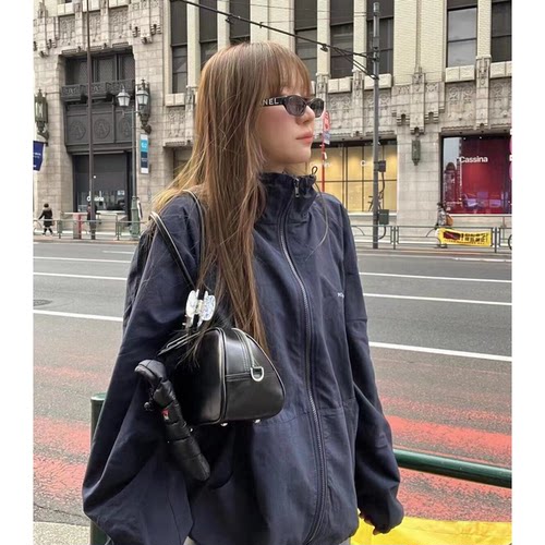 秒发！ins博主同款韩国2026早春薄风衣宽松休闲夹克外套冲锋衣女