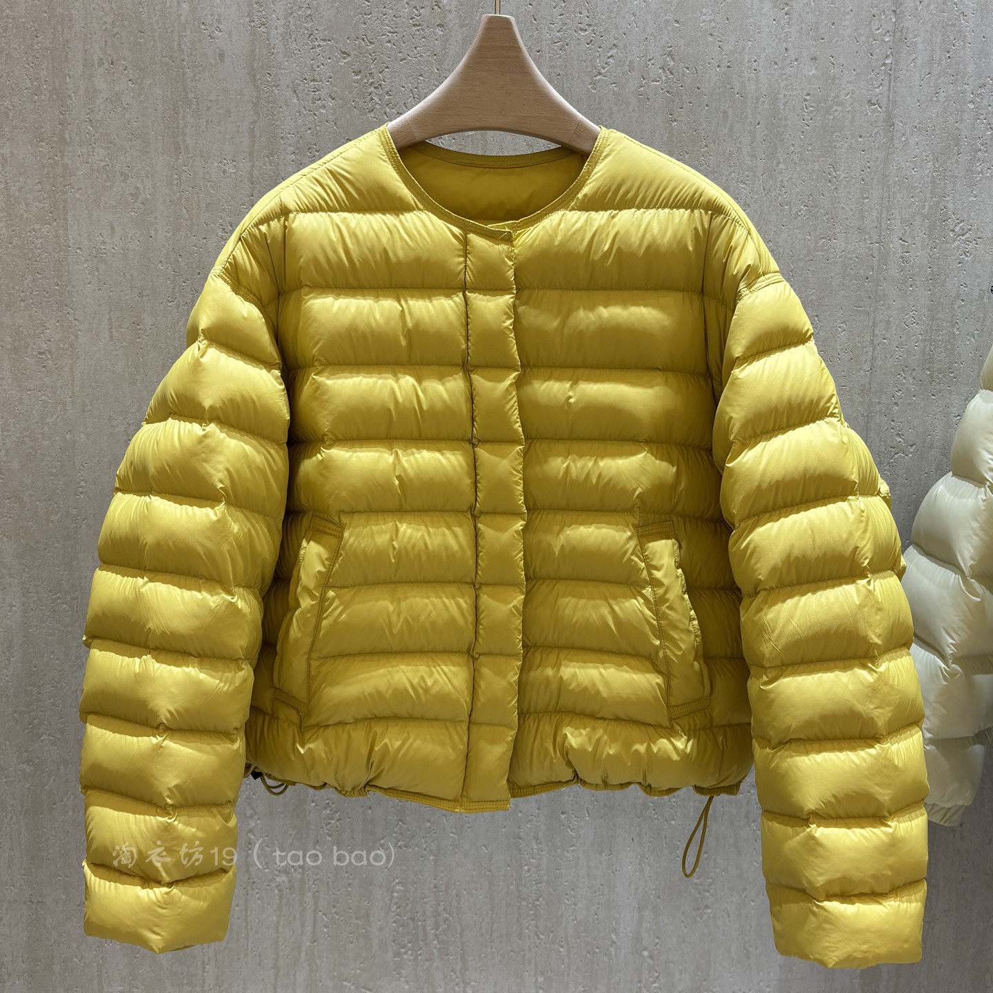 小个子休闲短款立领排骨羽绒服女