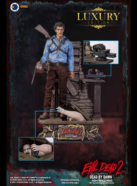 Asmus 鬼玩人 Ash Williams 人偶 EDA001LUX  豪华版  Evil Dead