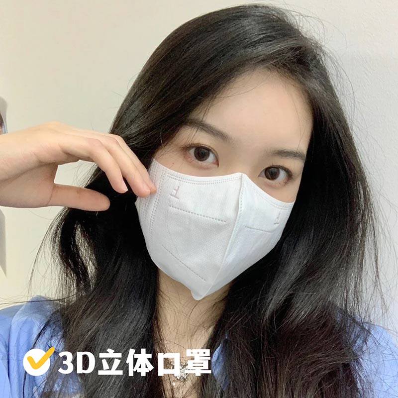 yaso口罩3d立体女高颜值一次性2022新款时尚版黑白色男潮款独立装
