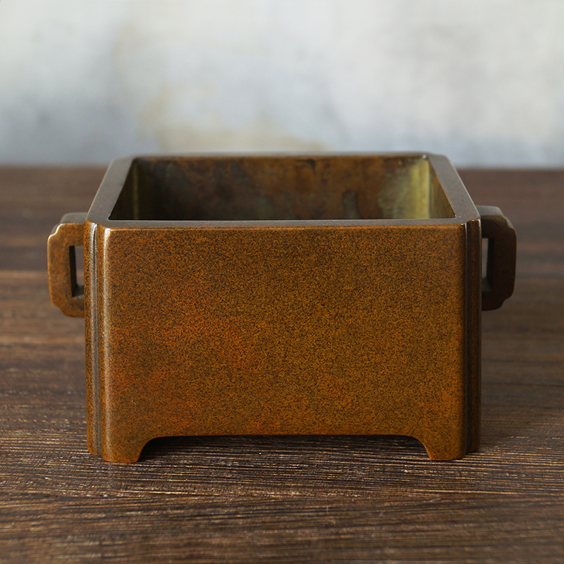 香门苏工一体浇铸铜香炉厂价直销