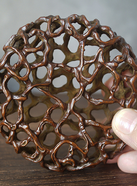 苏工精品铜镂空杯托茶托盖置壶承日式创意隔热垫茶具摆件厂价直销