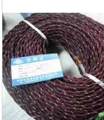 0.75 RVX2 花线 两芯交织电线 灯头线 20米 铜铝芯布花线 包邮