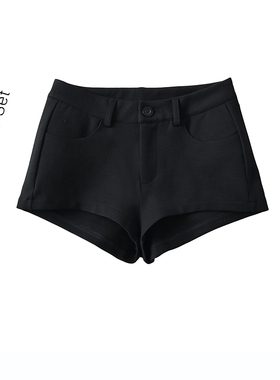 自带美胯垫骨盆垫短裤女休闲显瘦高腰超短裤春夏性感低腰百搭热裤