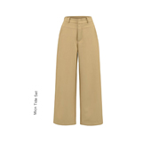 直筒裤 MICN雅痞老钱风拉夫美学极简复卡其休闲裤 宽松显瘦西装 女