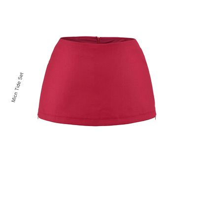 百利甜心低腰西装半身裙女