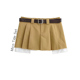 饰毛边性感半身裙女甜酷显瘦叠穿百褶短裙 甜辣少女皮带装 MICN