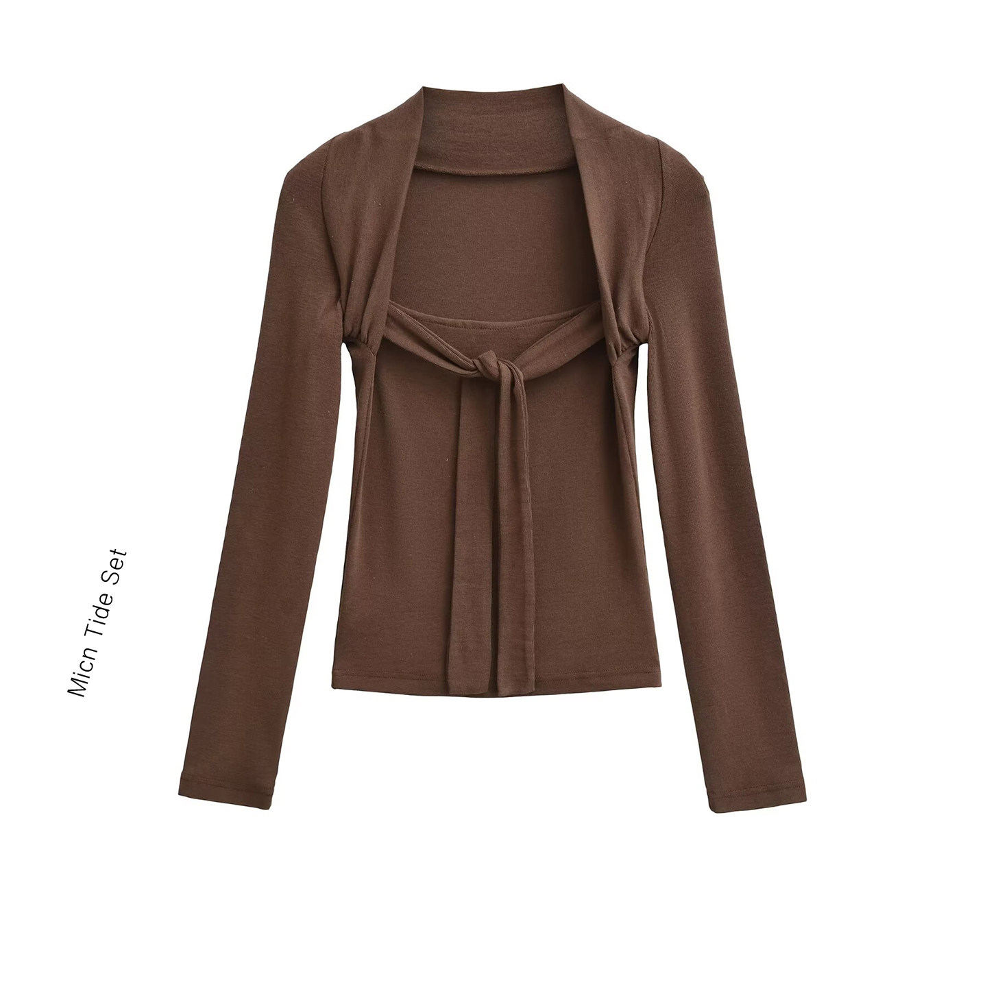 辣妹内搭显瘦设计感长袖T恤