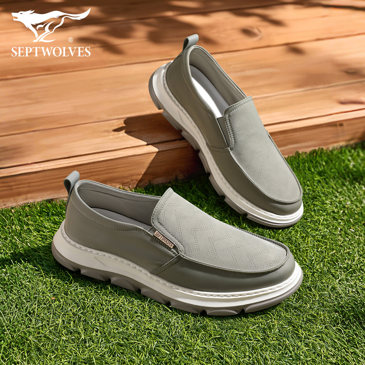 七匹狼男士软底舒适鞋一脚蹬宽脚布鞋2026新款春季百搭透气帆布鞋,流行男鞋,布鞋,淘宝优惠券,粉丝福利购,淘宝优惠卷