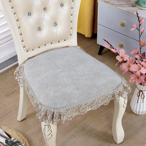 餐桌椅垫家用薄款椅子垫坐垫防滑凳子座垫布艺屁股垫透气垫子四季