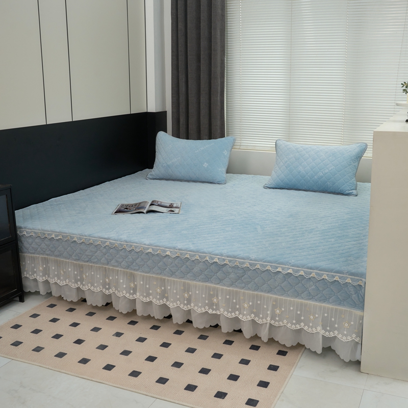 冬季牛奶绒榻榻米床盖防滑加厚床单新款定制塌塌米专用床套罩炕垫