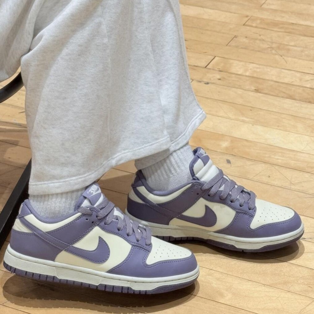耐克/Nike Dunk Low Next Nature 女款紫白低帮板鞋 FZ4349-100